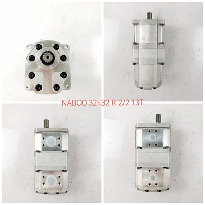 NABCO-32+32 R2/2 13T 코마쓰 기어 펌프 GD605A GD655A WA100 WA100SS WA100S