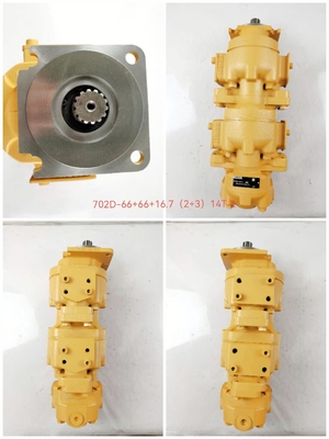 파커 P16 철 및 알루미늄 기어 펌프 702D-66+66+16.7 ((2+3) 14T R-1