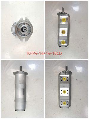고성능 수압 기어 펌프 KHP4-14+14+10CD 11KW 전력 1060lpm 흐름 속도 및 160kPa-250kPa 압력 농업 기계 수압 부품