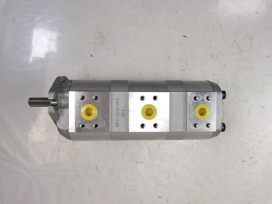 고성능 수압 기어 펌프 KHP4-14+14+10CD 11KW 전력 1060lpm 흐름 속도 및 160kPa-250kPa 압력 농업 기계 수압 부품