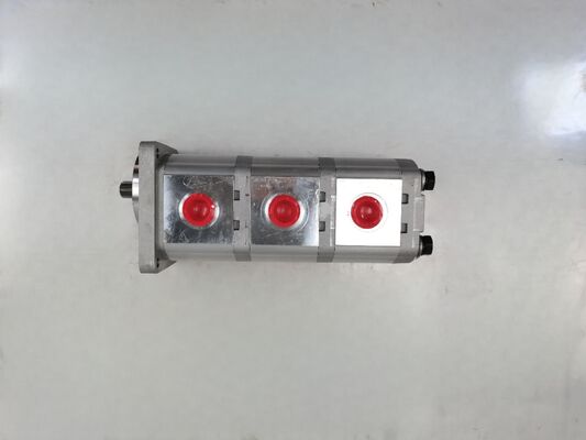 철과 알루미늄 합금 재료 유압 기어 펌프 12+12+9CC-15T-R 건설 기계 공장 공급 유압 예비 부품용