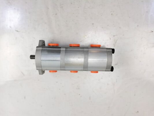 수압 기어 펌프 12+12+12 10T L 철 및 알루미늄 합금 재료 건설 기계 공장 공급 수압 예비 부품