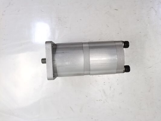 16.3+16.3-15T-L 유압 기어 펌프 철 및 알루미늄 합금 재료 건설 기계 공장 공급 유압 예비 부품용