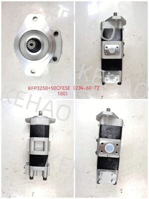 수압 기어 펌프 부품 번호 KFP3250+50CFESE ((234-60-72100) 기어 펌프 중기계용 고품질 고압 산업용 기어 오일 펌프