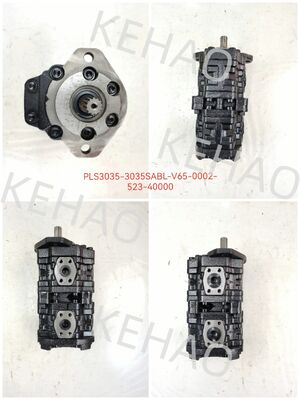 PLS 기어 펌프 PLS3035-3035SABL-V65-0002-523-40000 철강 알루미늄 스테인리스 스틸 가와사키 장비용 중고압 유압 기어 펌프