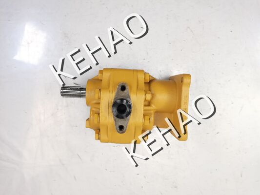 07431-11400/07446-66200/17441-67502/07443-67503 for D85/D15D65 Bulldozer Pump Cast Iron Hydraulic Gear Pumps Yellow High Rate of Flow