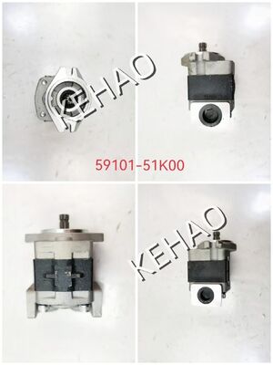 59101-51K00 수압 기어 펌프 고품질 스티어링 및 전력 장치 최대 압력 250 바 중기계용 수압 예비 부품