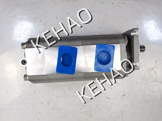 CB-KPZH-80+80+40 Hydraulic Gear pump for America Parker Aluminum Alloy Material Steering device One Year Warranty wheel loader Gear pump Variable pump