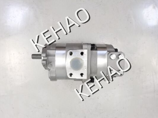 Komatsu SAL1 SAL2 SAL3 유압 기어 펌프 SAL18+18 철 알루미늄 합금 재료 산업 기계용 150bar-250bar 압력의 2단 펌프