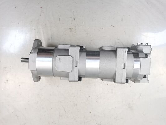 Excavator Gear Oil Pump 705-55-24130 Hydraulic Pump SAL50+40+8 Replacement for Komatsu WA320-3/300-3 Aluminum Alloy One Year Warranty