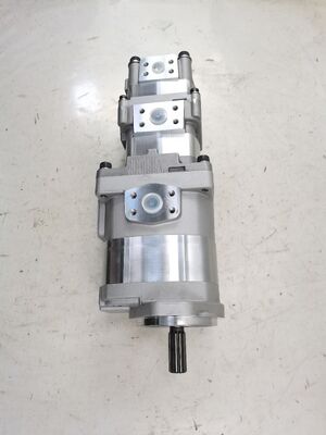Komatsu 기어 펌프 705-57-21000 건설기계용 오일 펌프 주철 알루미늄 합금 재료 펌프 150bar-250bar 압력 유압 부품