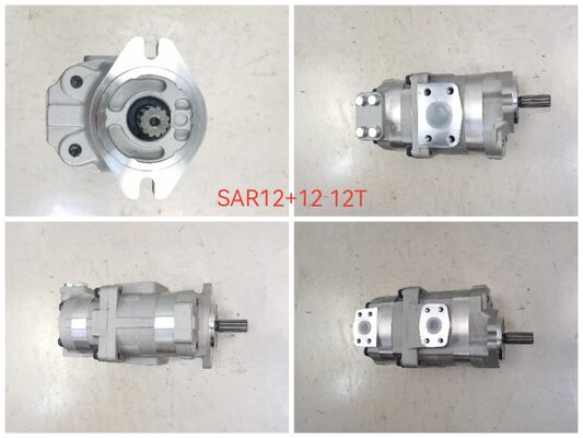 맞춤형 코마츠 유압 펌프 기어 펌프 SAR1/ SAR3/ SAL1/ SAL3 시리즈 SAR12+12 1+2 12T L 주철 알루미늄 합금 재질 건설 기계용 펌프