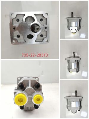 코마쓰 수압 변속기 펌프 705-22-28310 펌프 HD465-7E/7R에 사용되는 철과 알루미늄 합금 산업유 펌프