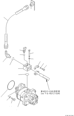 705-52-31070 코마츠 기어 펌프 SAR80-8 Ｈ  PC750 PC750SE PC800 PC800SE